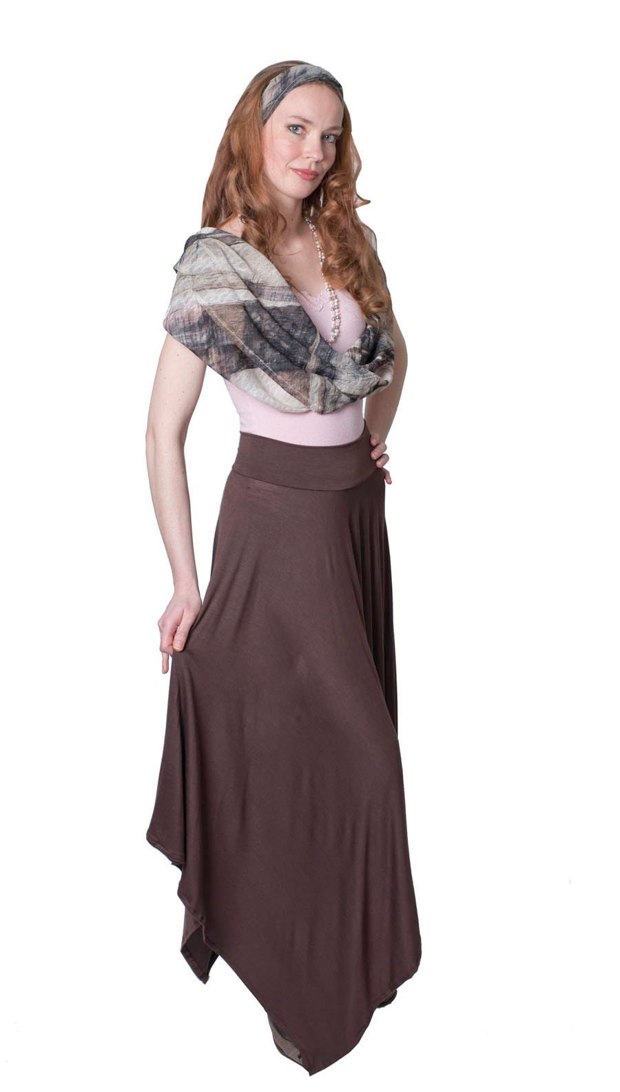 Handkerchief Skirt - Jersey Knit (One Small Silvery Moon &amp; One Medium Terra Left!)