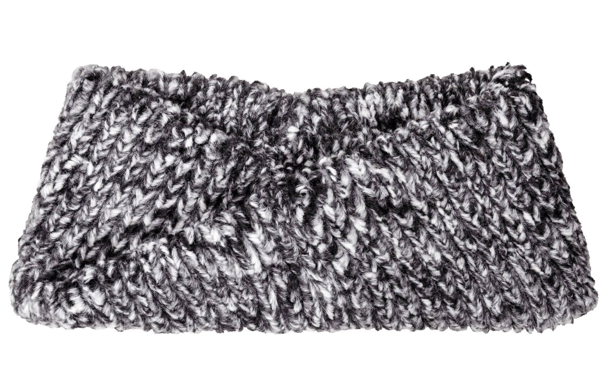 Headband - Cozy Cable in Ash Faux Fur
