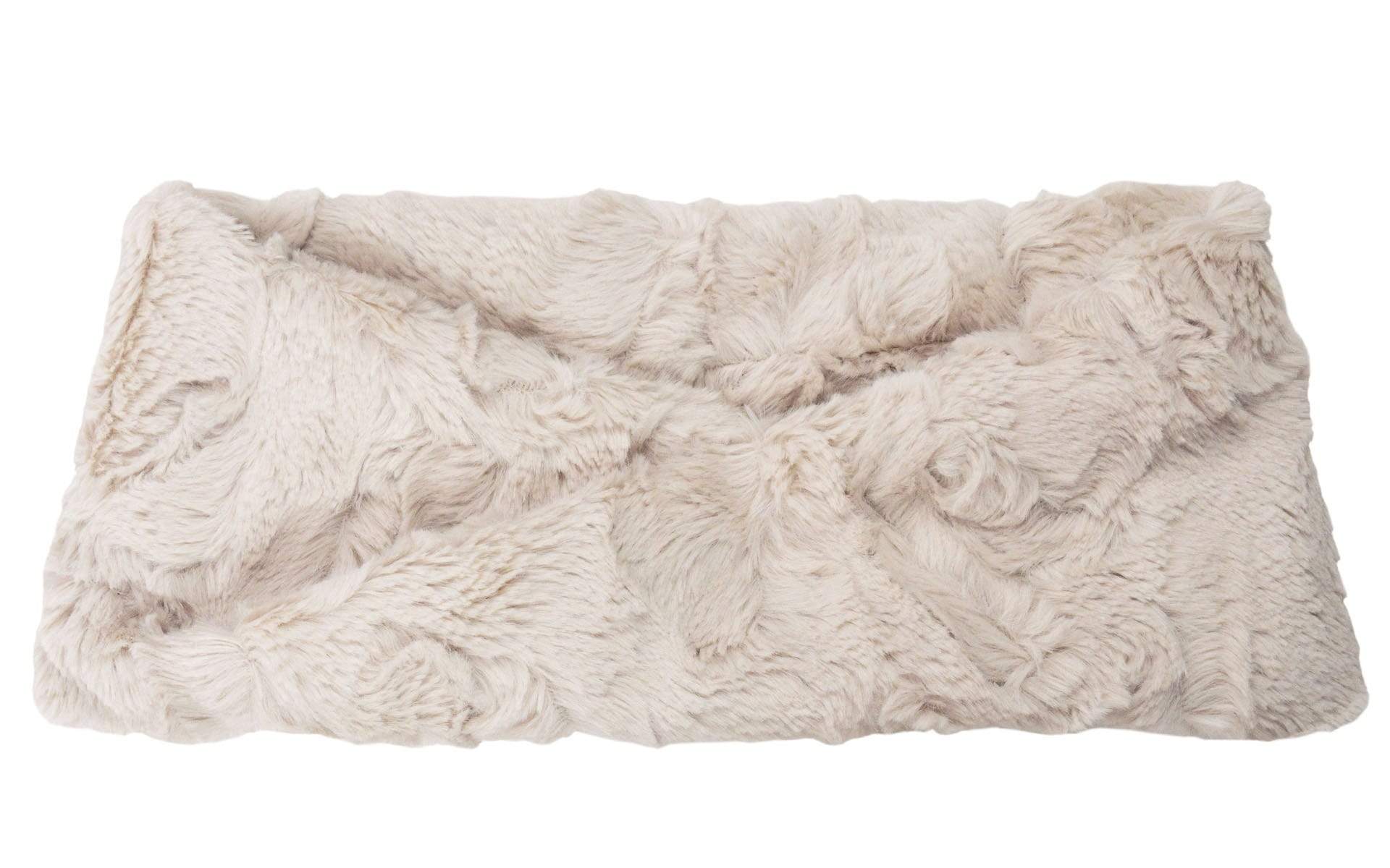 Women's Headband in Cuddly Faux Fur in Sand - Handmade in Seattle WA USA