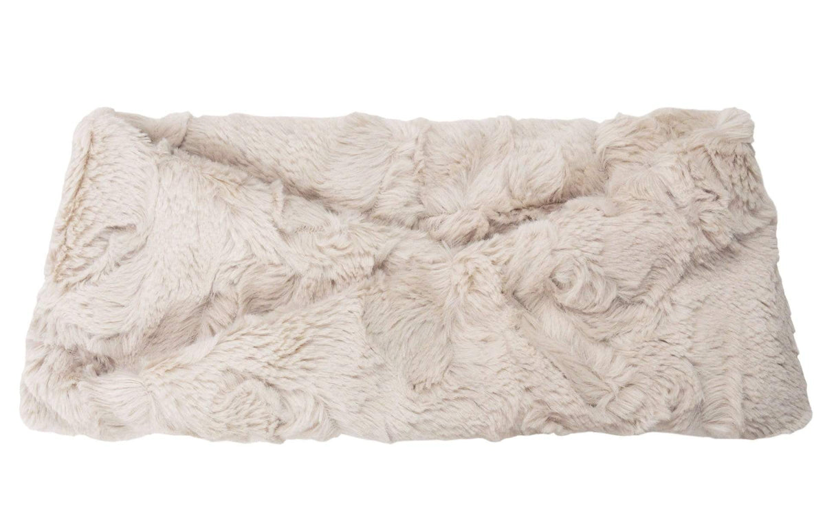 Women's Headband in Cuddly Faux Fur in Sand - Handmade in Seattle WA USA