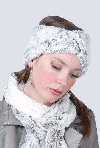 Headband - Luxury Faux Fur in Khaki