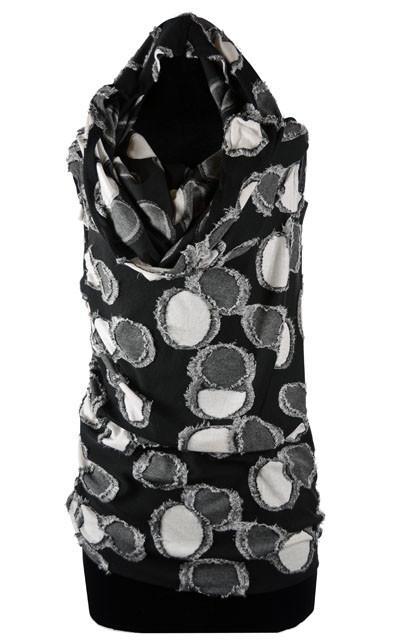 Hooded Cowl Tunic - Nova & Super Nova, Multi-Style X-Small / Super Nova Apparel Pandemonium Millinery