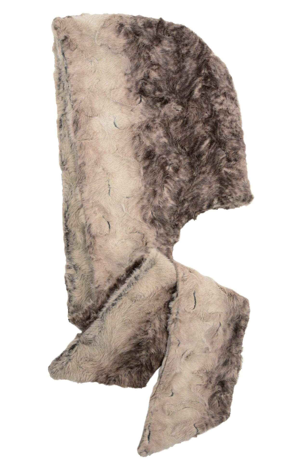 Hoody Scarf - Luxury Faux Fur in Fawn (Sold Out!)