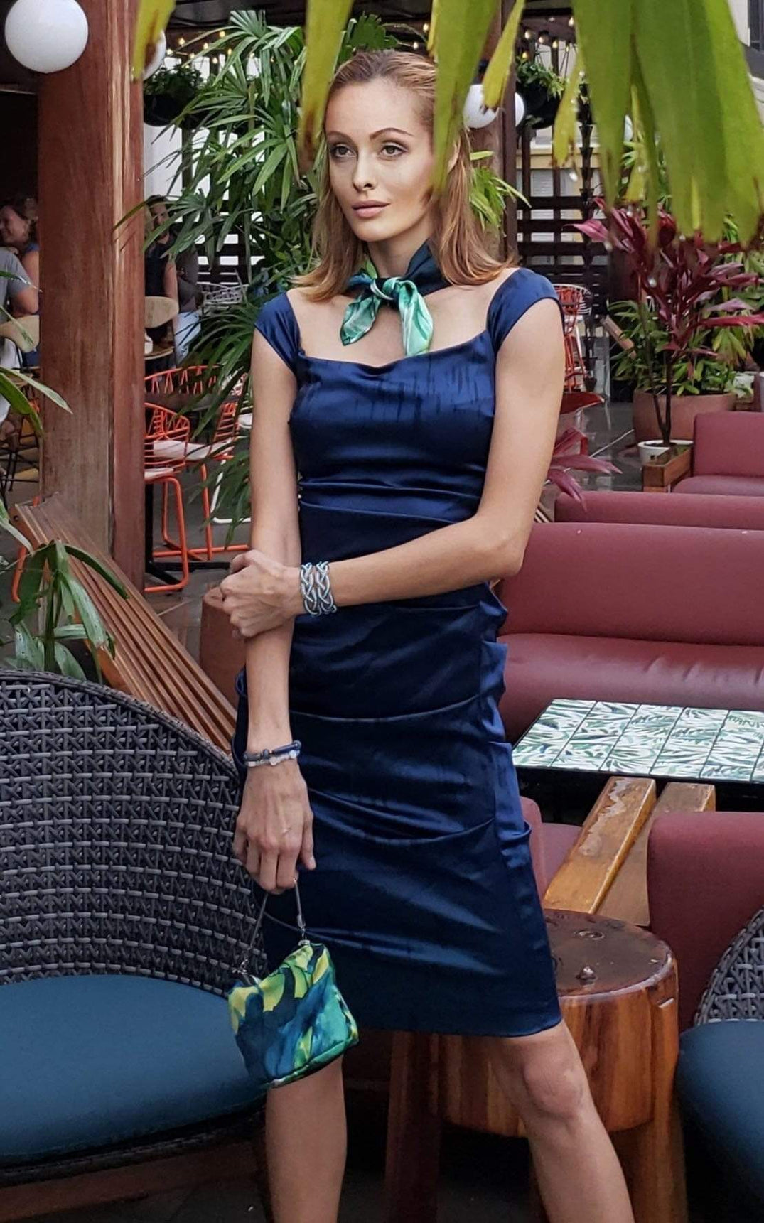 Pandemonium Millinery Ibiza After Six Bag - Fiesta Silk Collection Handbag