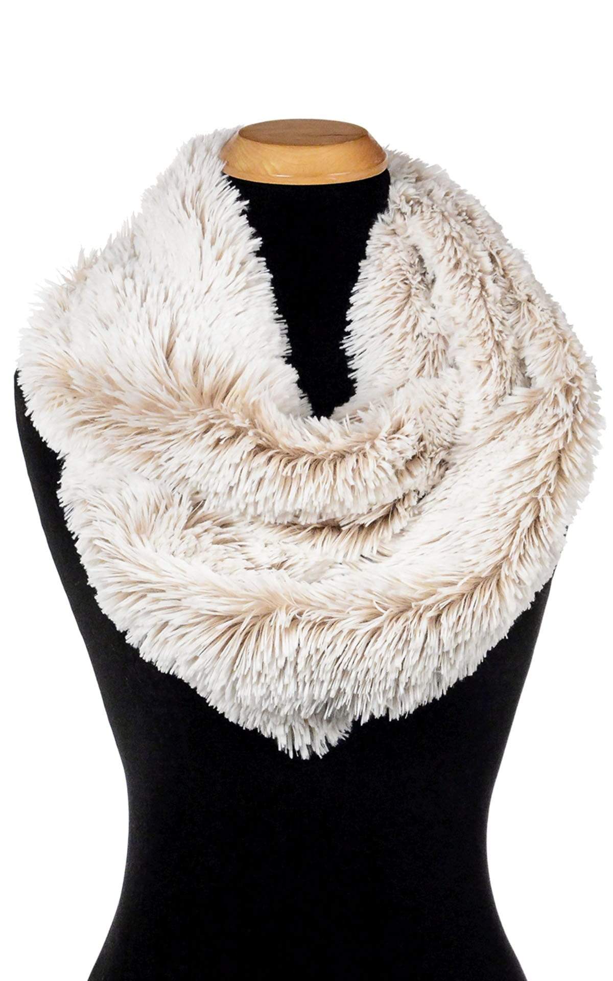Pandemonium Millinery Infinity Scarf - Fox Faux Fur Foxy Beach Scarves