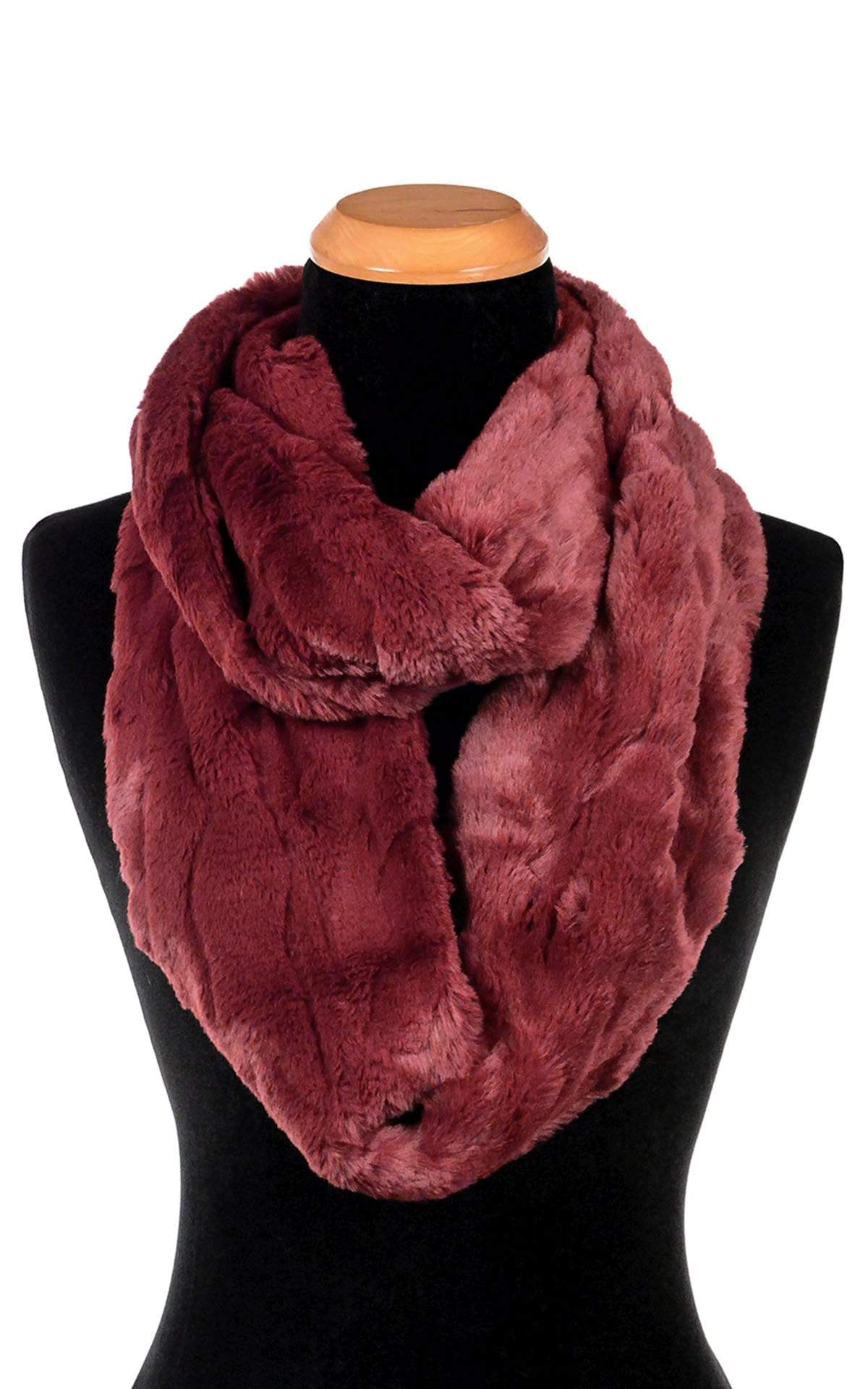 Infinity Scarf - Luxury Faux Fur In Cranberry Creek  (Limited Availability!)