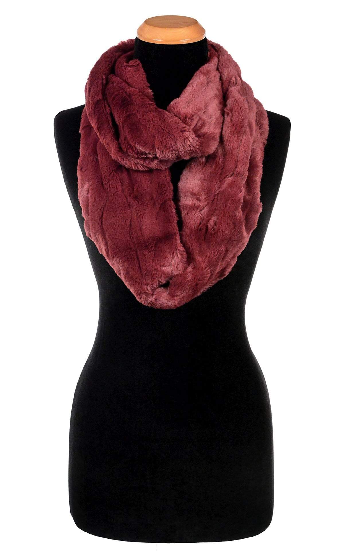 Infinity Scarf - Luxury Faux Fur In Cranberry Creek  (Limited Availability!)