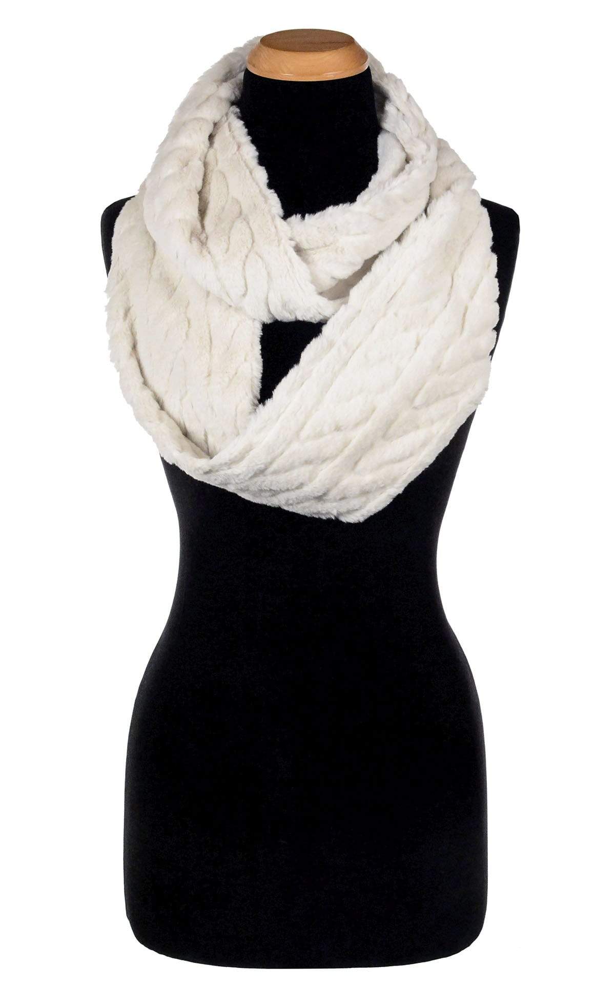 Infinity Scarf - Luxury Faux Fur in Marshmallow Twist (Sold Out!)