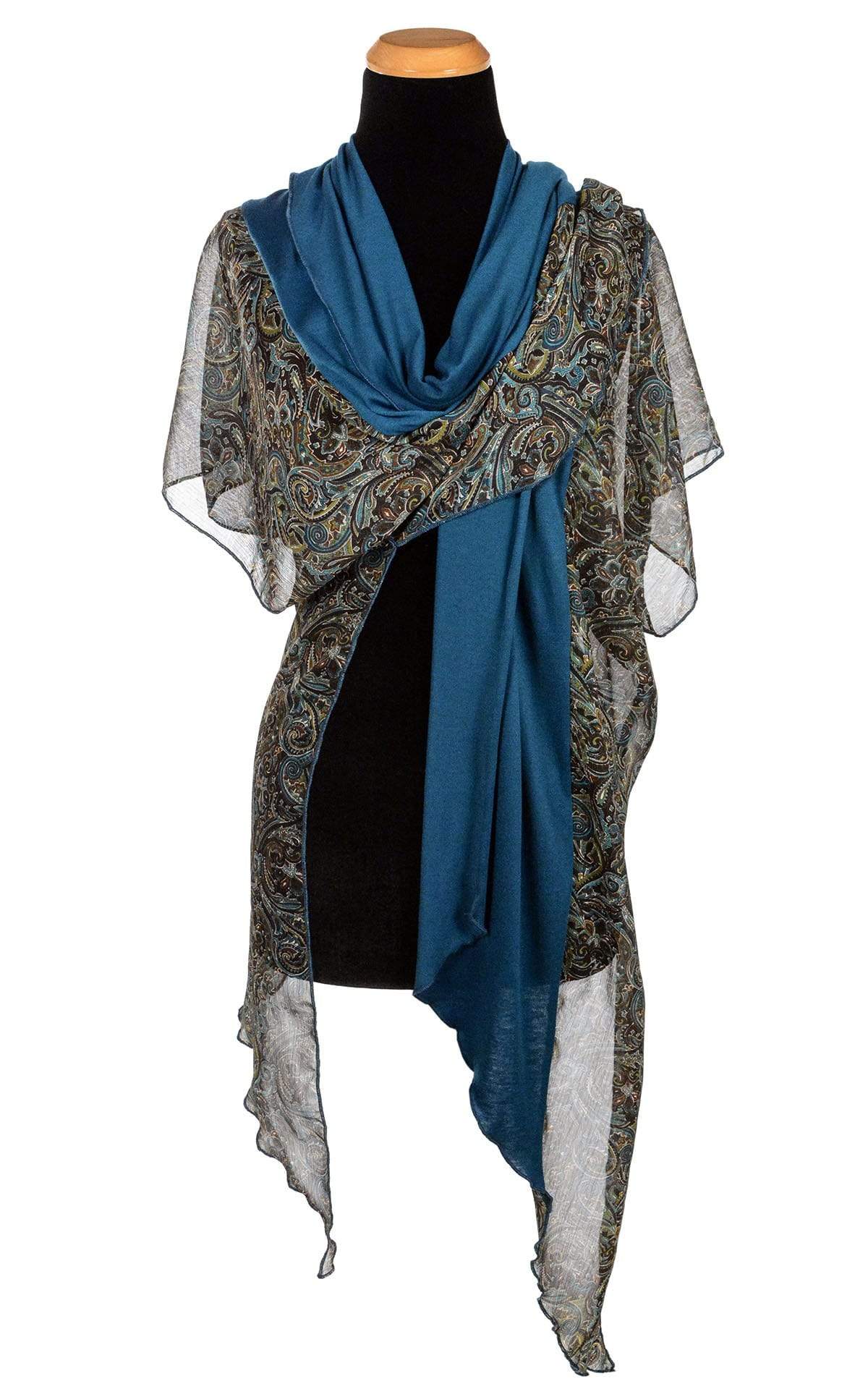 Kaftan - Peacock Paisley with Blue Moon Jersey Knit (Sold Out ...