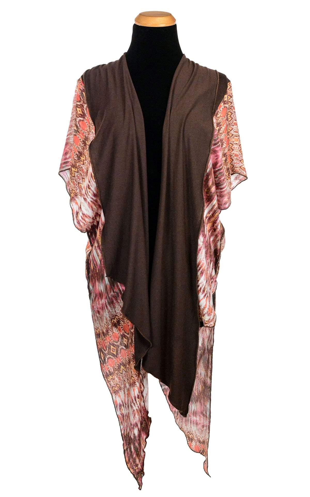 Kaftan Cover Up - Pink Dream with Terra Jersey Knit Apparel | Handmade by Pandemonium Millinery