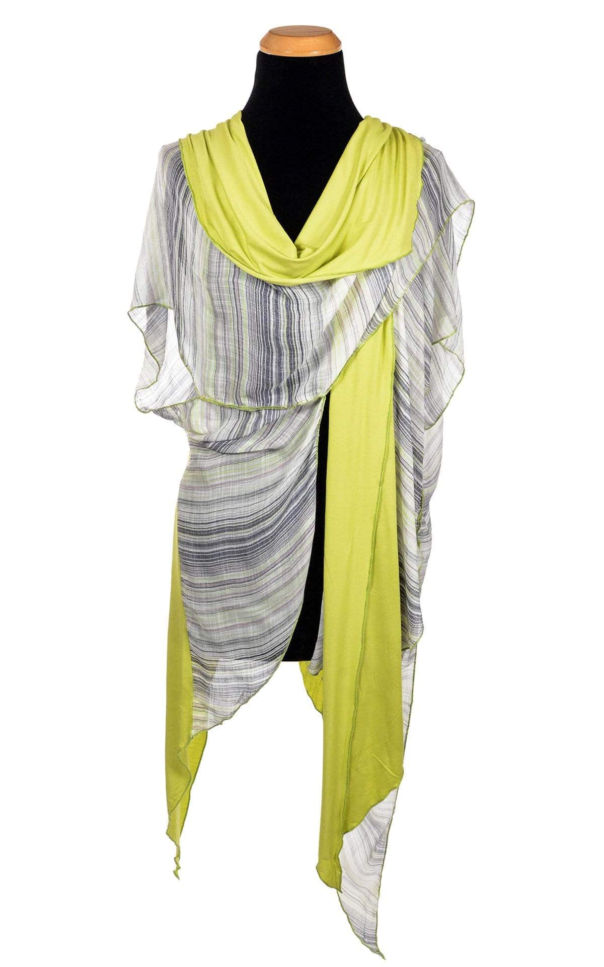 Women's Kaftan in Spring Linen with Martian | Handmade in Seattle WA | Pandemonium Millinery