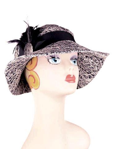 Katherine Hat Style - Luna in Black (One Medium Left!)