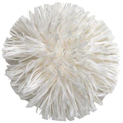 Large Pom Pom Brooch in Sand Fox Faux Fur | Handmade in Seattle WA | Pandemonium Millinery