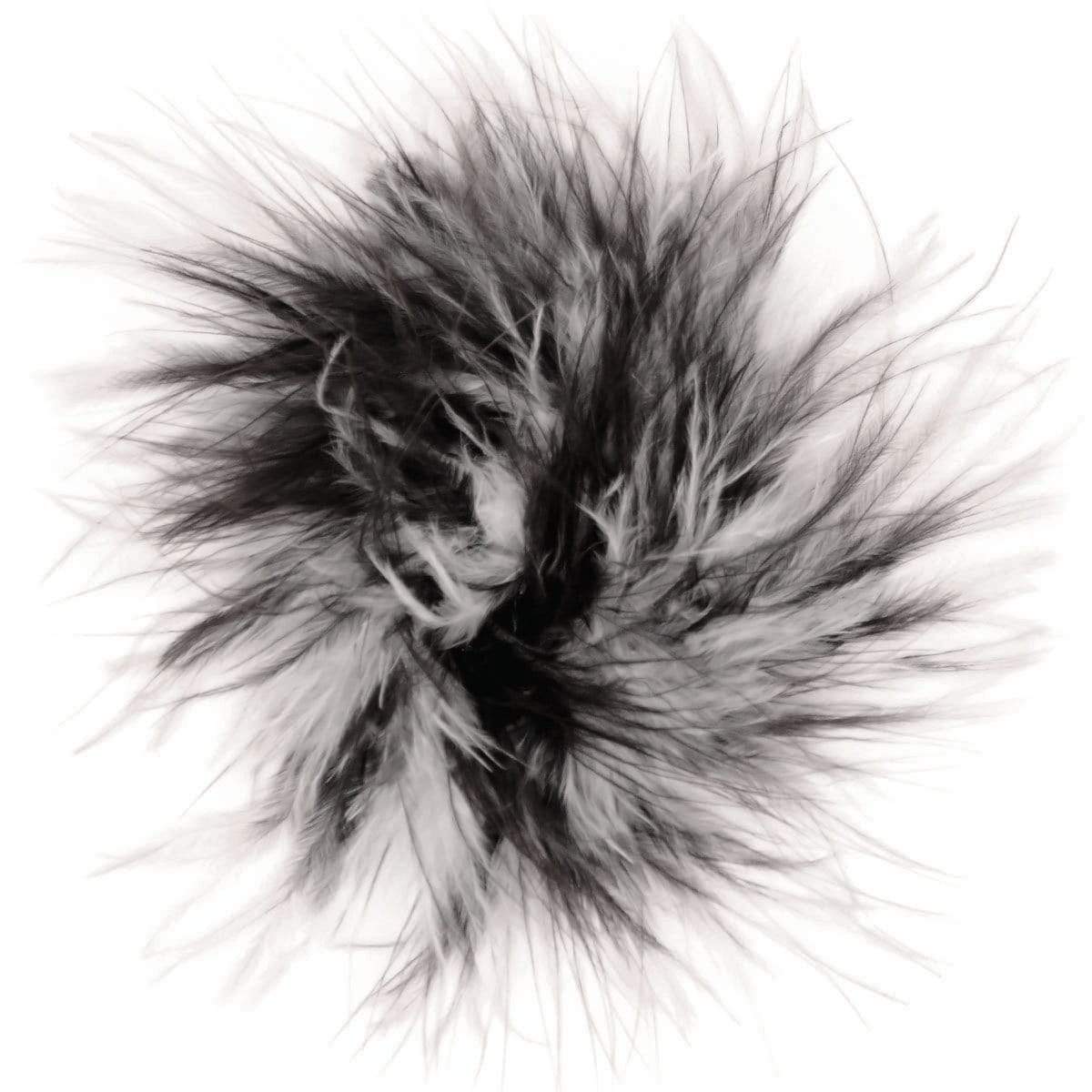 Marabou Feather Brooches - Multi-Colored