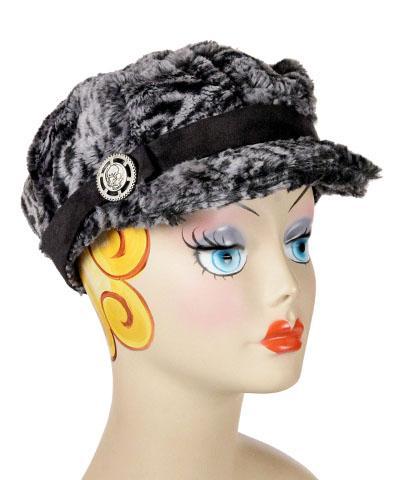 Round Metal Button | Gear Shaped with Skull embossed in Center| Pandemonium Millinery | Seattle WA