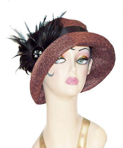Molly Hat Style - Tumbleweed in Chocolate (One Medium Left!)