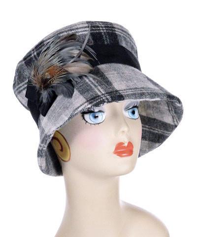 Molly Hat Style - Wool Plaid in Twilight (Limited Availability)