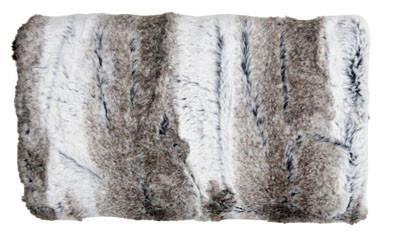 Muff, Reversible less pockets - Luxury Faux Fur in Birch