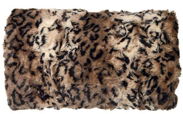 Muff, Reversible less pockets - Luxury Faux Fur in Carpathian Lynx