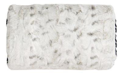 Muff, Reversible less pockets - Luxury Faux Fur in Winters Frost