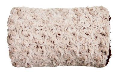 Muff, Reversible less pockets - Rosebud Faux Fur