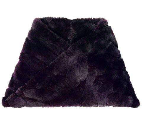 Neck Warmer | Aubergine Dream, Purple Faux Fur | Handmade in the USA by Pandemonium Seattle