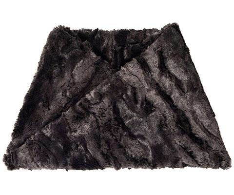 Neck Warmer | Espresso Bean Faux Fur | Handmade in the USA by Pandemonium Seattle