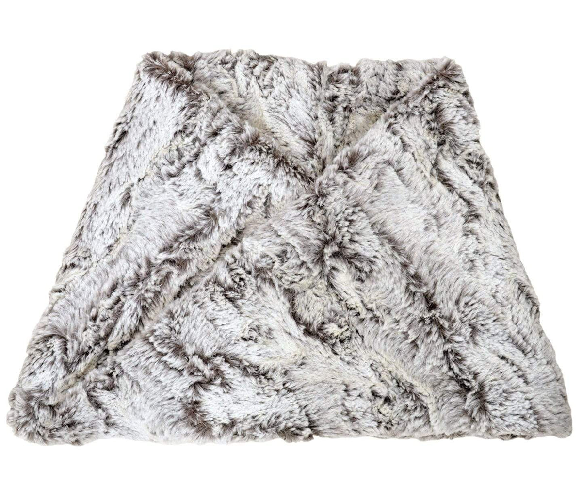 Neck Warmer | Luxury Faux Fur in Khaki  | Handmade in the USA by Pandemonium Seattle