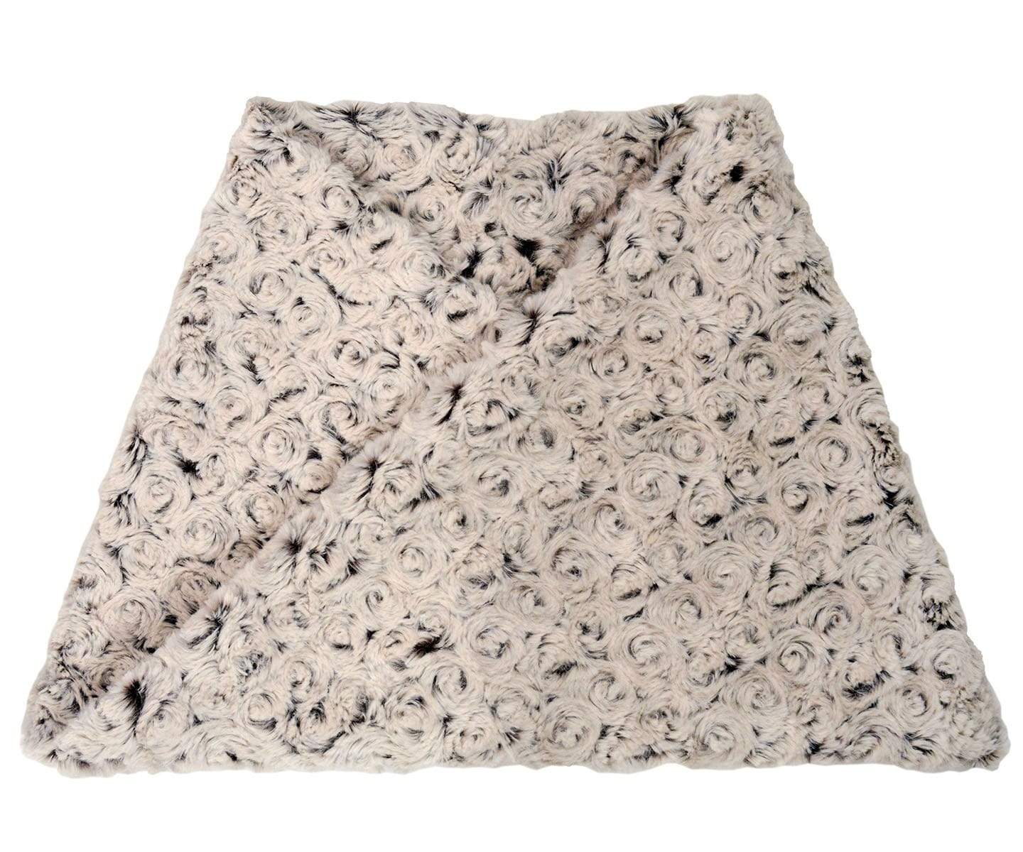 Pandemonium Millinery Neck Warmer - Rosebud Faux Fur Rosebud Brown Scarves