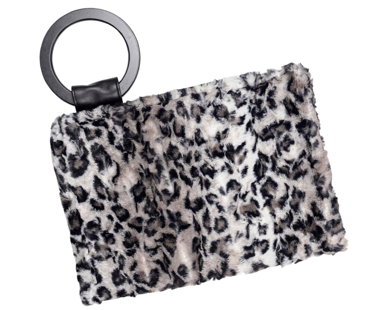 Women's Paris Clutch in Savannah Cat Luxury Faux Fur | Handmade in Seattle WA | Pandemonium Millinery