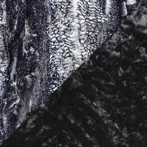 Pet / Dog Blanket - Luxury Faux Fur in Black Mamba