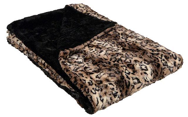 Pet / Dog Blanket - Luxury Faux Fur in Carpathian Lynx
