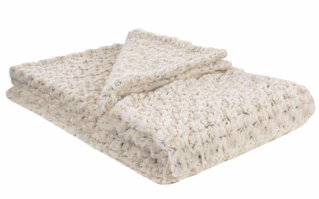 Pet Blanket - Rosebud Brown Faux Fur - Handmade in Seattle, WA by Pandemonium Millinery