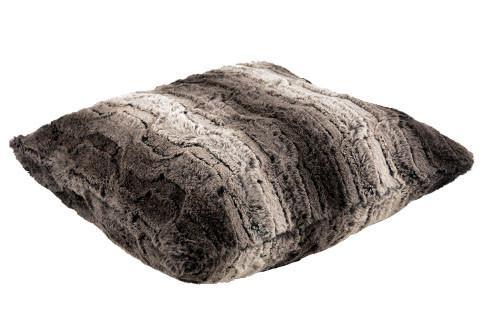 Pillow Sham - Luxury Faux Fur in Chinchilla Brown (One 18&quot; &amp; 20&quot; Left!)