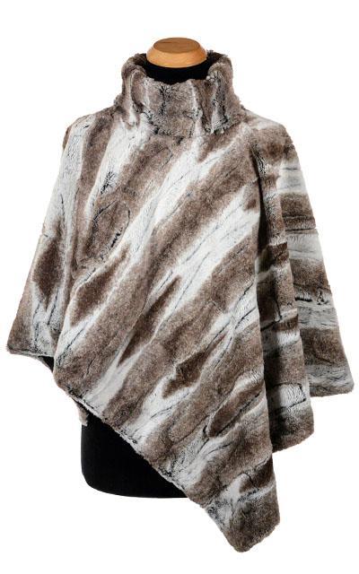 Poncho - Luxury Faux Fur in Birch - Sold Out!