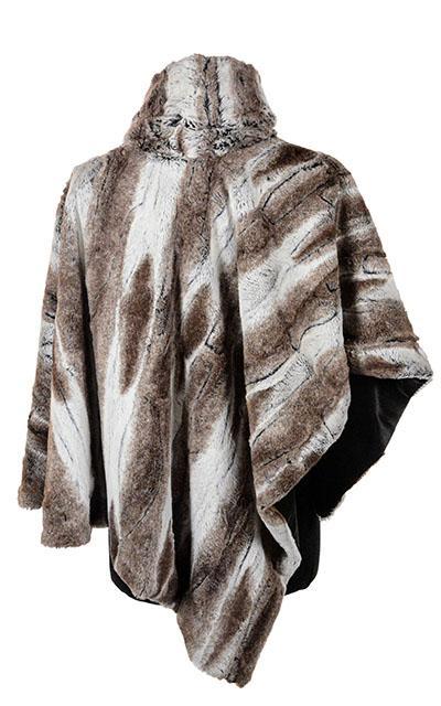 Poncho - Luxury Faux Fur in Espresso Bean - Sold Out!