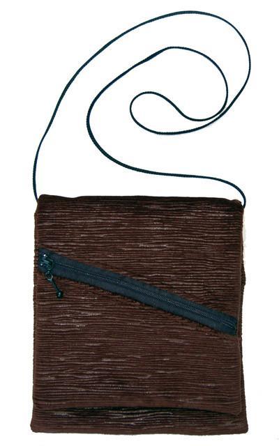 Prague Handbag |  Cohen in Olive Upholstry Fabric , Loden| Handmade in USA | By Pandemonium Seattle