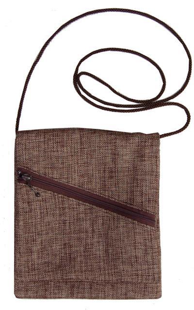 Prague Handbag | Liam Upholstery Fabric, Brown  | handmade in USA | By Pandemonium Seattle
