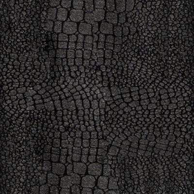 Swatch Image | Outback Black Vegan Leather Fabric | handmade in USA by Pandemonium Seattle