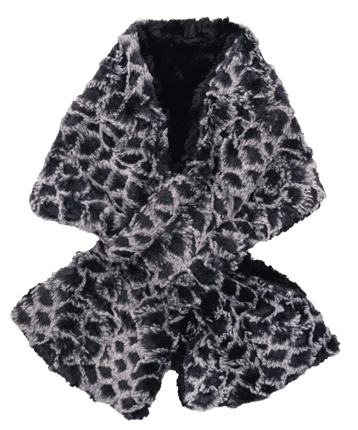 Pull-Thru Scarf - Luxury Faux Fur in Snow Owl  - Sold Out!