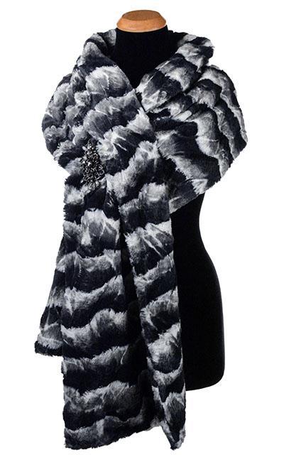 Rhinestone Brooch or Necklace Charm | Gun Metal Grapevine Medallion | from Pandemonium Millinery