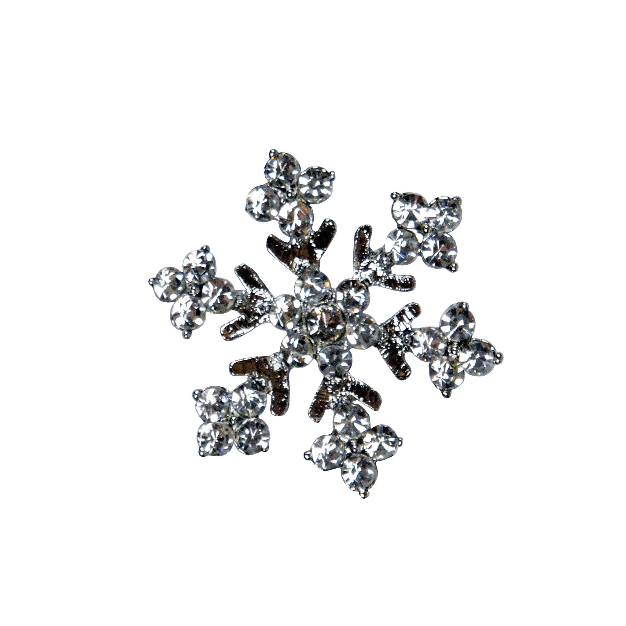 Rhinestone Brooches - Snowflakes (Sold Out!) - Pandemonium Millinery ...