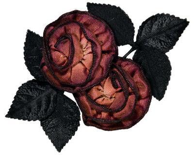 Floral Brooch | Vintage Ribbon Rosettes | from Pandemonium Millinery