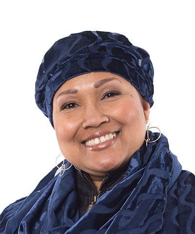 Model wearing  Rowdie in Burnout Velvet Baltic Sea | Handmade by Pandemonium Millinery | Seattle WA USA