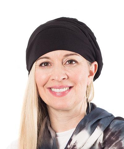 Woman modeling Rowdie Hat in Ocean of Emptiness