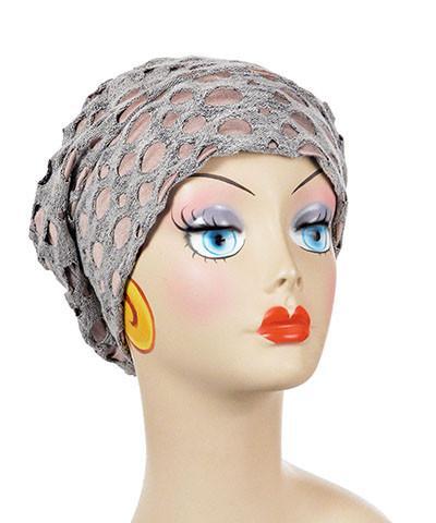 Rowdie Hat in Lunar Landing Reverse with Stardust Underlining handmade in Seattle, WA USA by Pandemonium Millinery