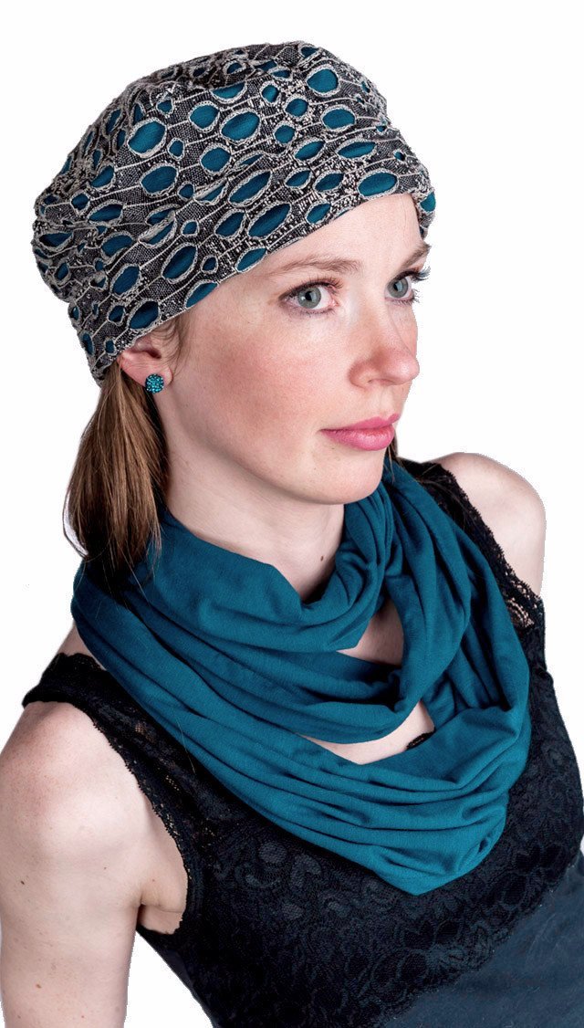 Women's Rowdie Hat in Lunar Landing with Blue Moon | Handmade in Seattle WA | Pandemonium Millinery