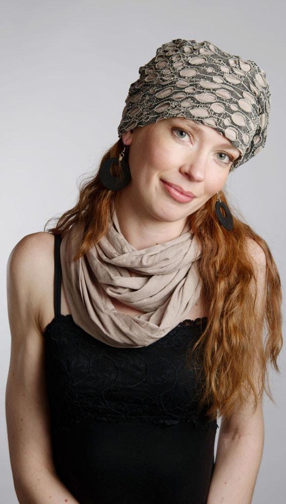 Women's Rowdie Hat in Lunar Landing with Stardust | Handmade in Seattle WA | Pandemonium Millinery