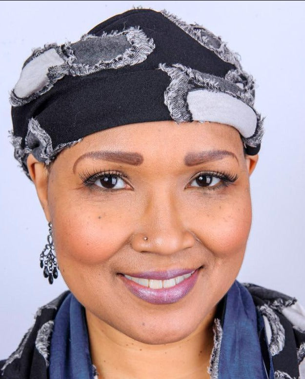 Woman wearing Rowdie Hat in Super Nova  |  Handmade By Pandemonium Seattle 