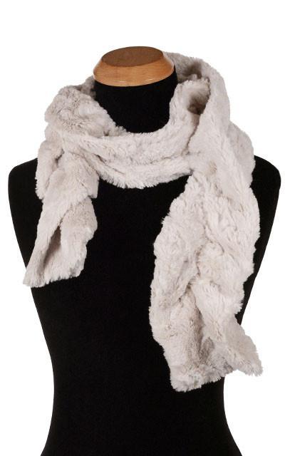 Scrunchy Scarf - Cuddly Faux Fur Sand Scarves Pandemonium Millinery